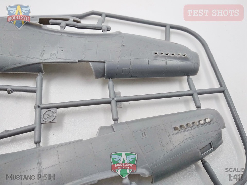 1/48 P-51H Mustang Modelsvit plastic kit 