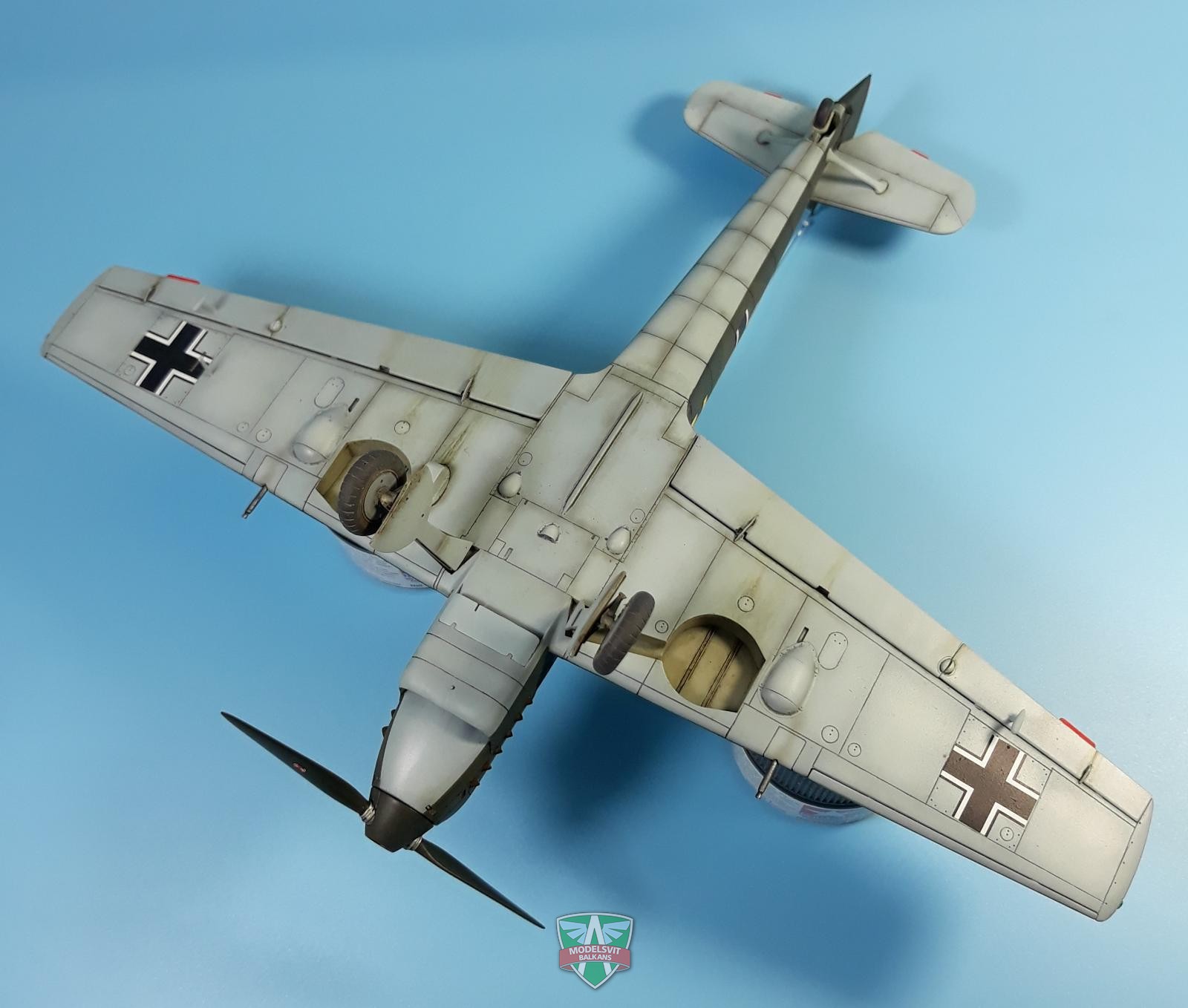 ON STOCK MESSERSCHMITT Bf-109 D-1 MODELSVIT 1/48 Plastic Kit 