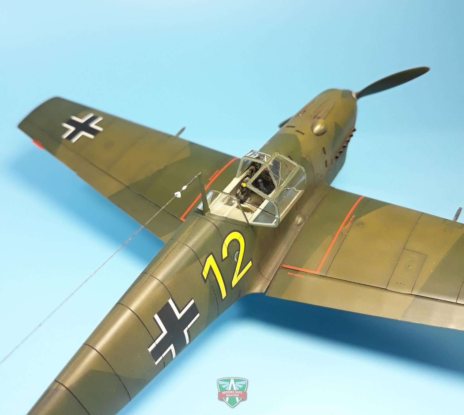 MODELSVIT 1/48 Plastic Kit ON STOCK MESSERSCHMITT Bf-109 D-1 