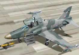 Hawk 200 light multirole fighter (reg No: ZJ201)