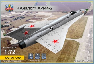 Scale model  Analog A-144-2 (MiG21 prototype #2)
