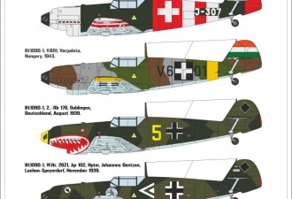 Modelsvit 4806 1:48th scale Messerschmitt Bf.109 D-1