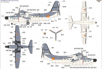 Scale model  SHU-16B "Albatross" (Spain/Chili Air Force)