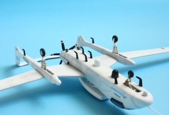 Scale model  N.G.Firebird OPV with reconnaissance containers