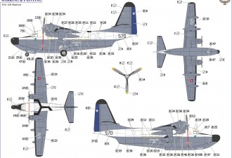 Scale model  SHU-16B "Albatross" (Spain/Chili Air Force)