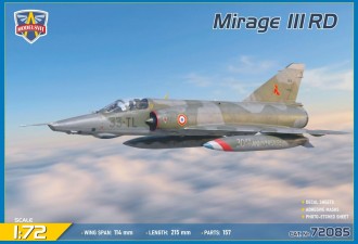 Scale model  Mirage III RD reconnaissance aircraft