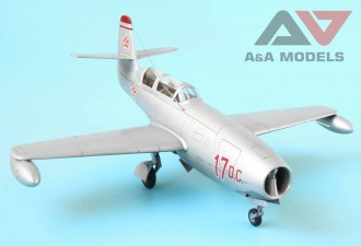 Scale model  Yak-23 DC training fighter