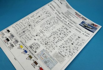 Scale model  Hawk 208 light fighter (Malaysian A.F.)