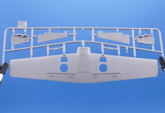 Scale model  AD-5N "SkyRaider" night attack aircraft